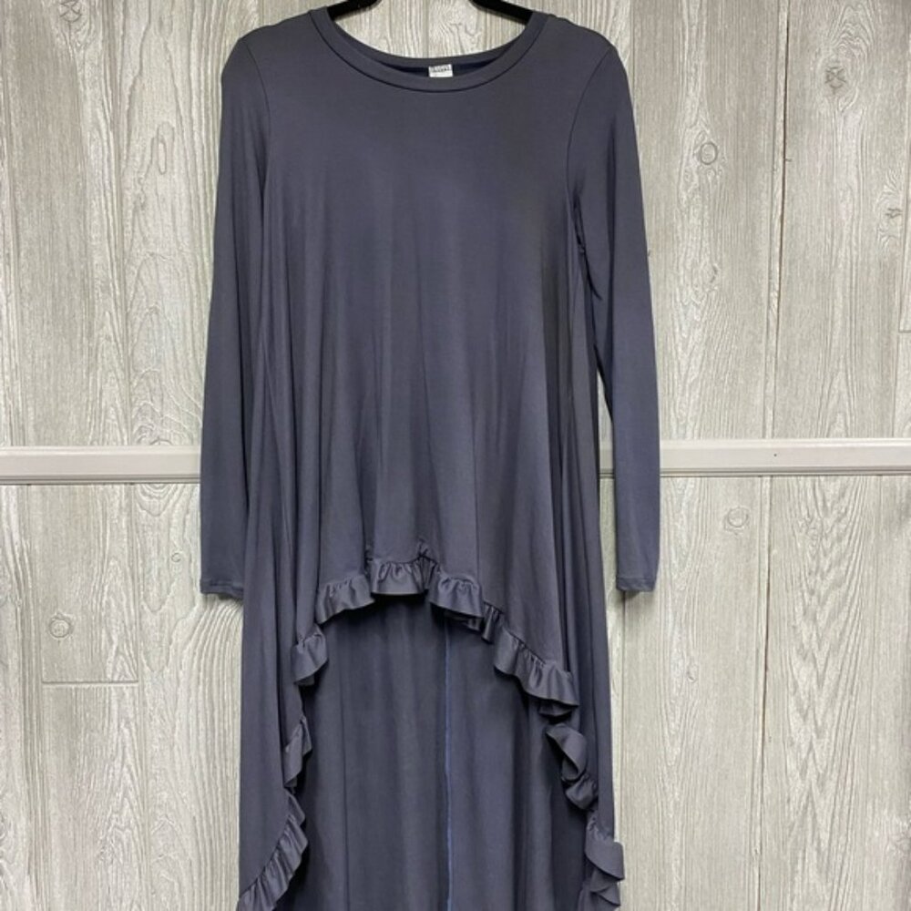 Gray High Low Long Tunic Size Small NWT
